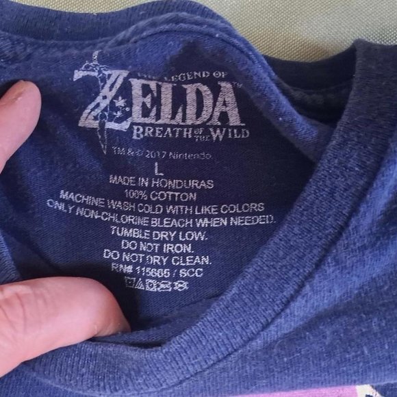 Zelda with a cool image of Zelda Climbing Shirt - Picture 2 of 3